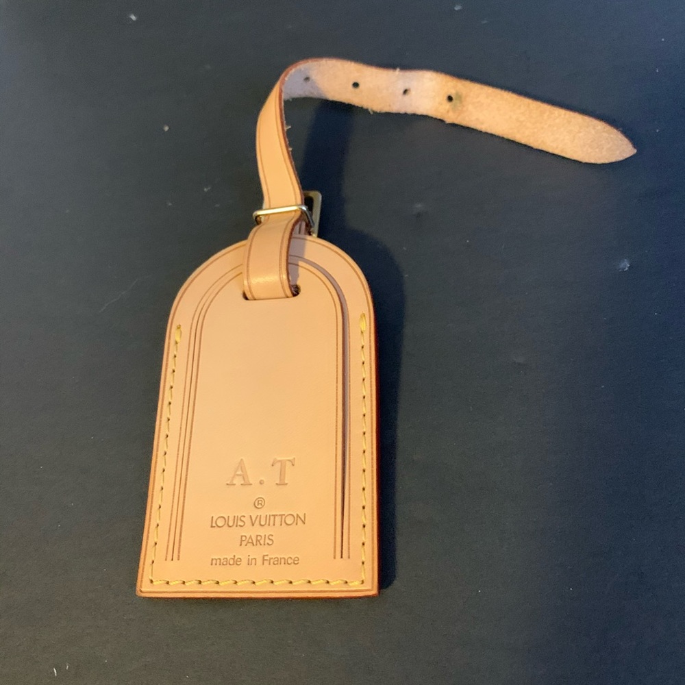 Louis Vuitton Name / Address Tag Initial At - image 1